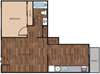 The Mark One Bedroom, One Bath